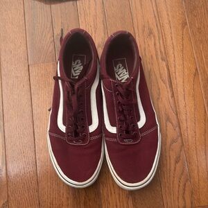 Vans Maroon
